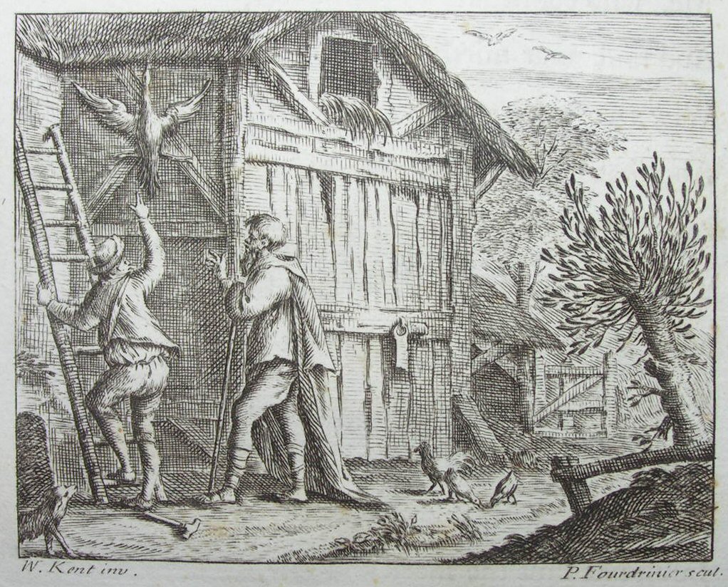 Print - Pythagoras and the Countryman - Fourdrinier